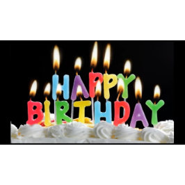 ハッピーバースデー レトロサングラス