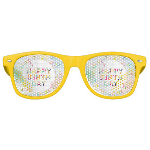 ハッピーバースデー レトロサングラス