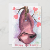 ハッピーバースデー – ロマンチックなスロース (正面)