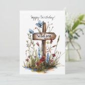 ハッピーバースデー、ワイルドワン サンキューカード (スタンド正面)