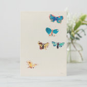 ハッピーバースデー。ヴィンテージ青蝶アート (スタンド正面)