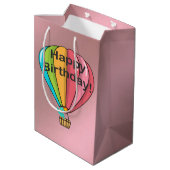 ハッピーバースデー!中抱き枕 ミディアムペーパーバッグ (裏面アングル)
