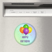 ハッピーバースデー、人気があるデザイン、 マグネット (インサイチュ (食洗機))