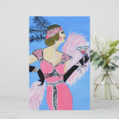 ハッピーバースデー 便箋 (スタンド正面)