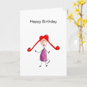 ハッピーバースデー。俺はそれだ得け。 カード (黄色い花)