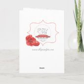 {ハッピーバースデー}円カード カード (裏面)