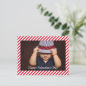 ハッピーバースデー |写真ストライプはがき シーズンポストカード (スタンド正面)