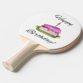 ハッピーバースデー! 卓球ラケット (正面アングル)