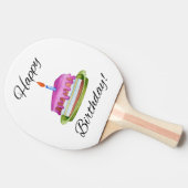 ハッピーバースデー! 卓球ラケット (横)