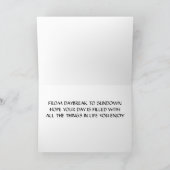 ハッピーバースデー「双子へ」 カード (内部)