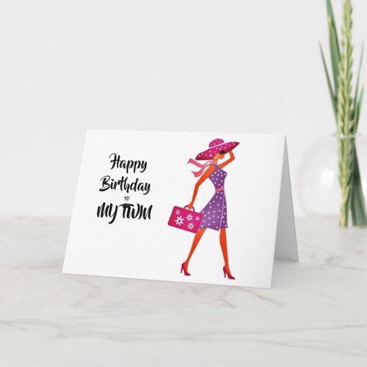 ハッピーバースデー***双子へ*** シーズンカード (正面)