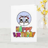 ハッピーバースデー – 双子座 カード (黄色い花)