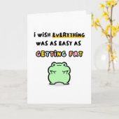 ハッピーバースデー |可愛いカスタムジョークおもしろいのメッセージ カード (黄色い花)