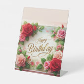 ハッピーバースデー 台座サイン (正面)