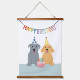 ハッピーバースデー 吊り下げ型タペストリー