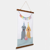 ハッピーバースデー 吊り下げ型タペストリー (傾斜あり)