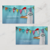 ハッピーバースデー 名刺 (正面/裏面)