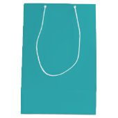 ハッピーバースデー.名前をカスタムする |おもしろい子猫とネズミ ミディアムペーパーバッグ (裏面)