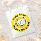 ハッピーバースデー（名前） フェイバーバッグ (クリップ留めされた状態)
