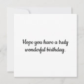 ハッピーバースデー | 咲カラフルく百合花 (裏面)