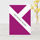 ハッピーバースデー、大きい耳 カード (黄色い花)