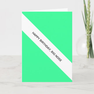 ハッピーバースデー、大きい鼻 カード