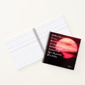 ハッピーバースデー – 太陽ののまわりに別の旅 ノートブック (内部)