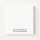 ハッピーバースデー – 太陽ののまわりに別の旅 ノートブック (裏面)