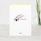 ハッピーバースデー、女性のカーボーイ カード (裏面)