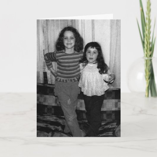 ハッピーバースデー-姉妹 シーズンカード (正面)