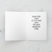 ハッピーバースデー「姪」カード カード (内部)