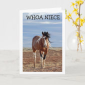 ハッピーバースデー「姪」カード カード (黄色い花)