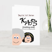 ハッピーバースデー（娘） カード (裏面)