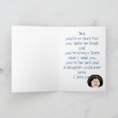 ハッピーバースデー（娘） カード (内部)