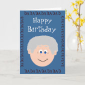 ハッピーバースデー（娘） カード (黄色い花)