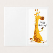 ハッピーバースデー – 子供のカード (外部フラット)