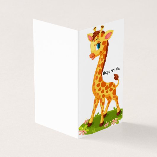 ハッピーバースデー – 子供のカード (外部)