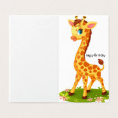 ハッピーバースデー – 子供のカード (外部フラット)