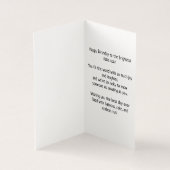 ハッピーバースデー – 子供のカード (内部)