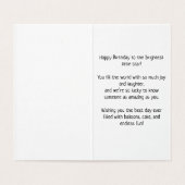 ハッピーバースデー – 子供のカード (内部フラット)