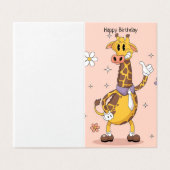 ハッピーバースデー – 子供のカード (外部フラット)