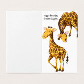 ハッピーバースデー – 子供のカード (外部フラット)