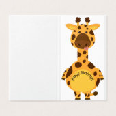 ハッピーバースデー – 子供のカード (外部フラット)