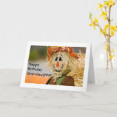 ハッピーバースデー***孫娘*** カード (黄色い花)