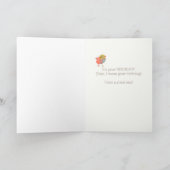 ハッピーバースデー – 小さな鳥が私に言った カード (内部)