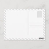 ハッピーバースデー(引き裂かれた紙) ポストカード (裏面)