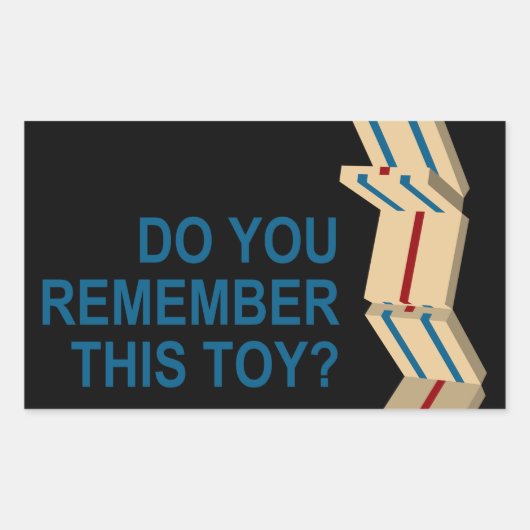 ハッピーバースデー(引き裂かれた紙) 長方形シール (正面)