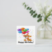 ハッピーバースデー! – 後ろを見ろ！ スクエア名刺 (スタンド正面)