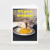 ハッピーバースデー-得我々の目的に沿った カード (正面)