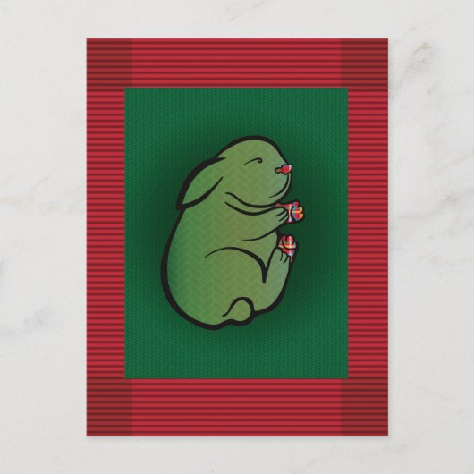 ハッピーバースデー、復活祭、月曜日、CreativeBaby Bunny シーズンポストカード (正面)